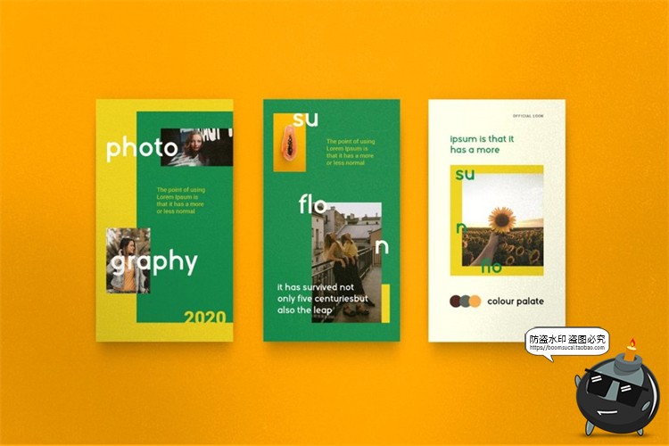 图片[13]-新复古极简优雅媒体品牌营销图文排版宣传海报PSD模板PS素材-设计猿