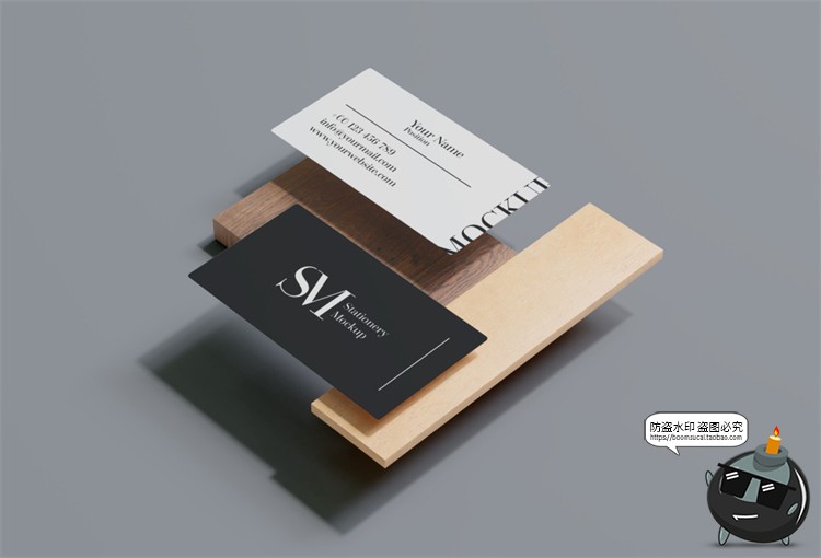 图片[23]-文创办公信函名片本子商务周边VI提案智能贴图样机PSD模板PS素材-设计猿