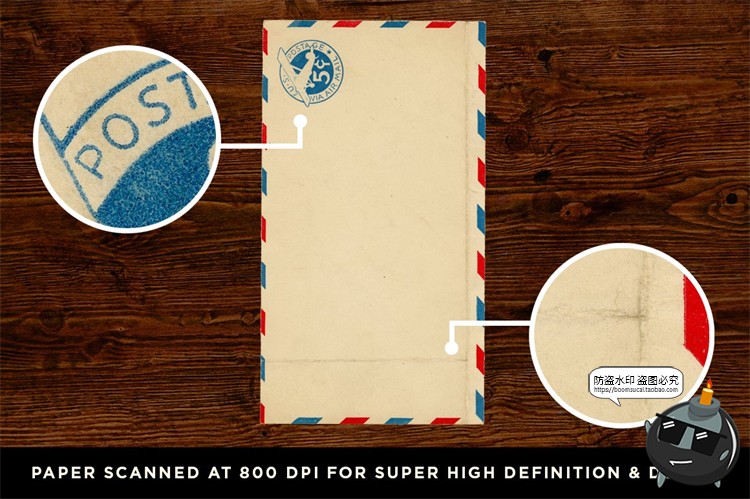 图片[2]-复古老旧报纸旧旅行纸张信纸发黄草纸邮纸底纹纹理JPG图片素材-设计猿