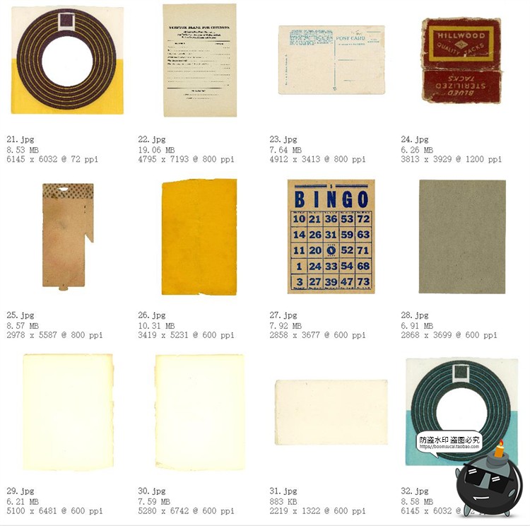 图片[7]-复古老旧报纸旧旅行纸张信纸发黄草纸邮纸底纹纹理JPG图片素材-设计猿