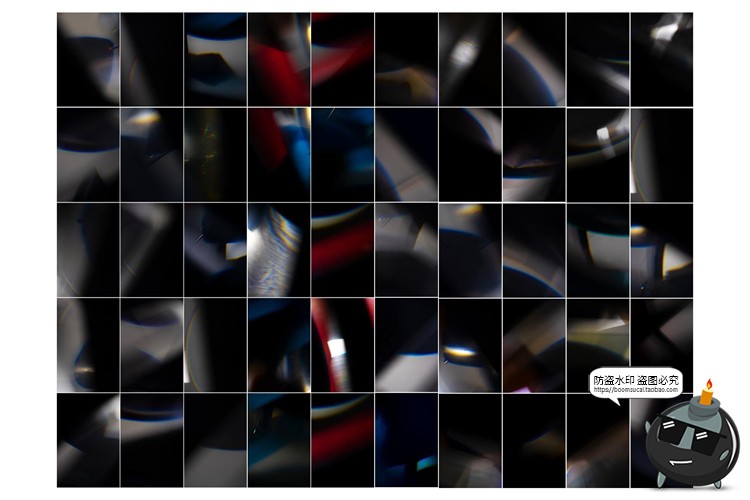 图片[6]-水晶漏光晶体光照片后期特效效果叠加JPG黑底图片后期合成素材-设计猿