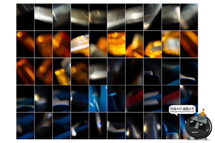 图片[7]-水晶漏光晶体光照片后期特效效果叠加JPG黑底图片后期合成素材-设计猿