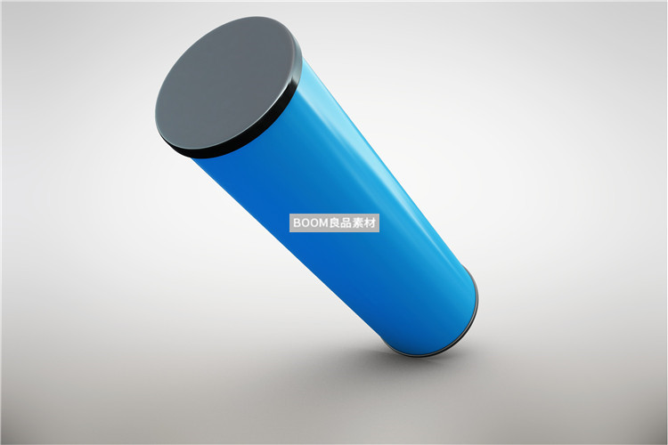 图片[1]-薯片桶零食圆柱长桶形外包装效果展示智能贴图样机PSD模板PS素材-设计猿