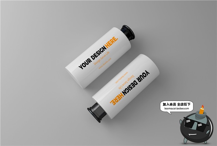 图片[11]-陶瓷餐饮盘子碗餐具智能贴图文创样机VI效果展示模板PSD设计素材-设计猿