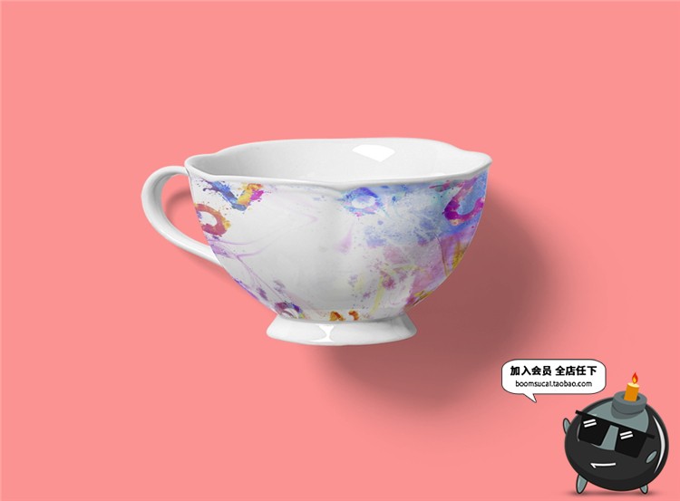 图片[12]-陶瓷餐饮盘子碗餐具智能贴图文创样机VI效果展示模板PSD设计素材-设计猿