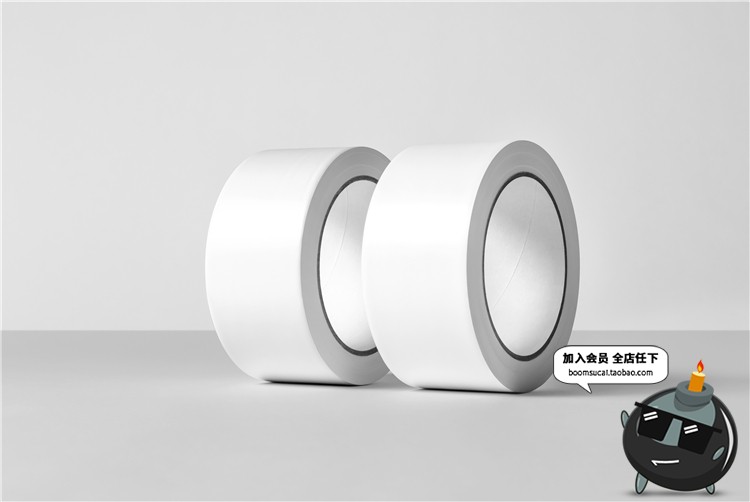 图片[12]-封箱胶带小胶布胶纸智能贴图文创样机文具效果展示PSD模板PS素材-设计猿