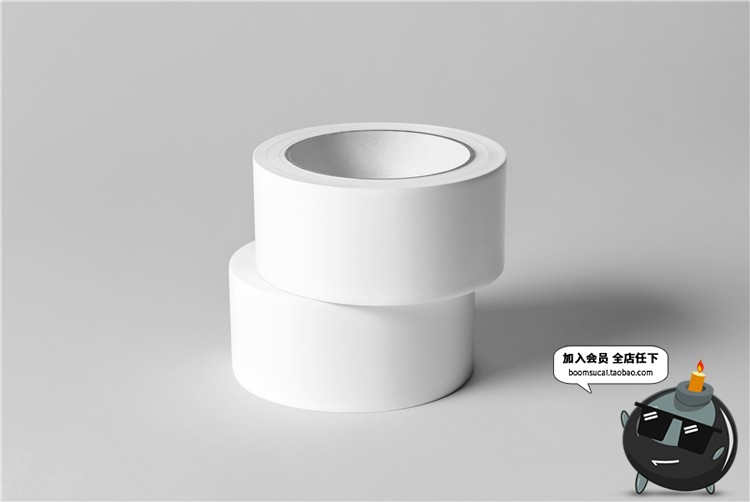 图片[13]-封箱胶带小胶布胶纸智能贴图文创样机文具效果展示PSD模板PS素材-设计猿