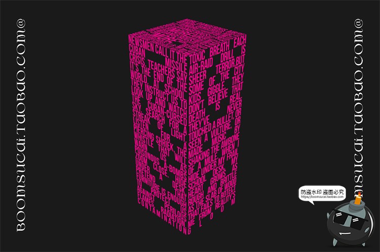 图片[2]-潮流三维3D立体多角度文字立方体几何Logo特效样机PSD模板PS素材-设计猿