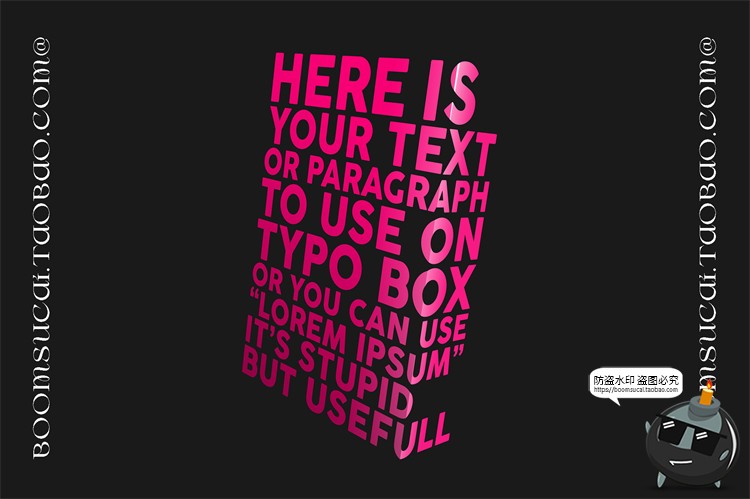 图片[6]-潮流三维3D立体多角度文字立方体几何Logo特效样机PSD模板PS素材-设计猿