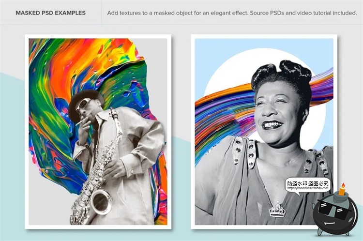 图片[3]-油漆颜料专题艺术染料涂鸦绘画油画色块PNG免抠装饰元素PSD素材-设计猿