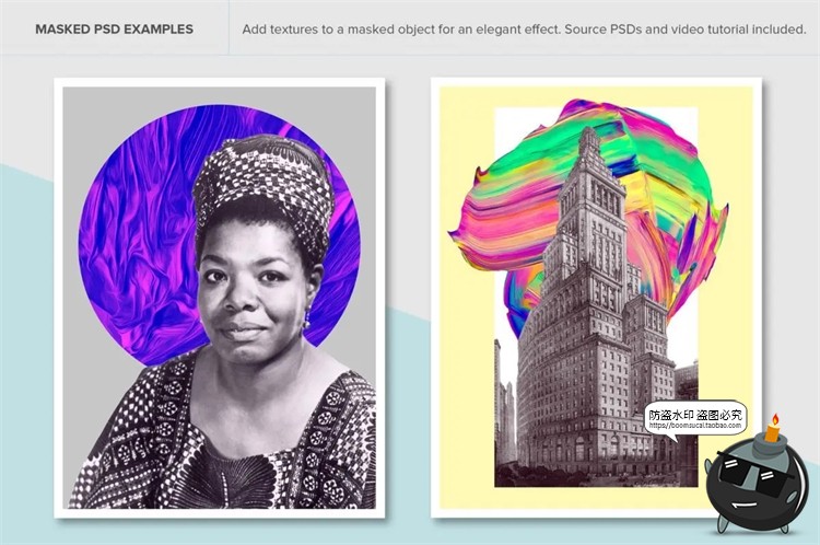 图片[5]-油漆颜料专题艺术染料涂鸦绘画油画色块PNG免抠装饰元素PSD素材-设计猿