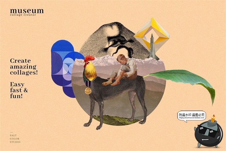 图片[3]-中世纪复古潮流绘画怀旧老照片艺术剪贴画PNG免抠插画图片素材-设计猿