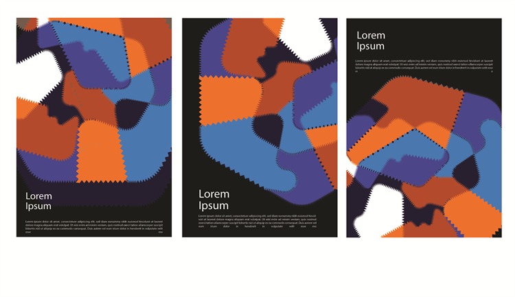 图片[3]-抽象复古撞色潮流极简图形几何元素创意现代艺术感模板AI矢量素材-设计猿