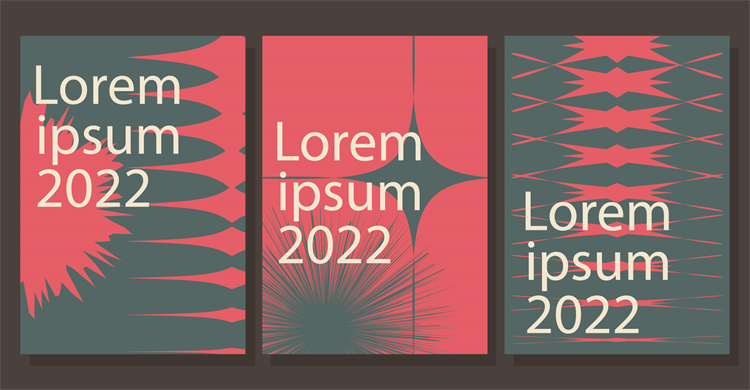 图片[6]-抽象复古撞色潮流极简图形几何元素创意现代艺术感模板AI矢量素材-设计猿