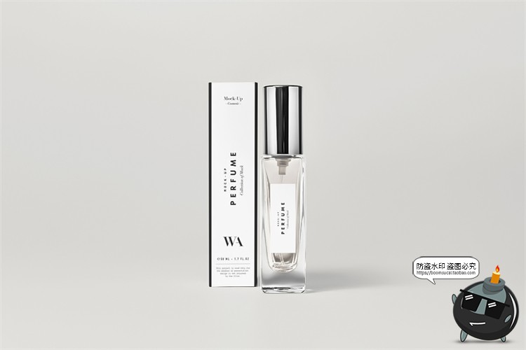 图片[5]-喷雾香水瓶小样标签产品随身包装空白贴图白膜样机PSD模板PS素材-设计猿
