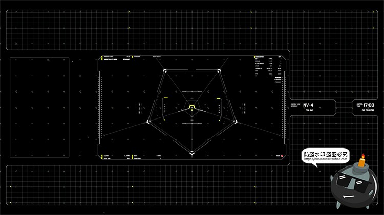 图片[7]-科幻未来赛博朋克HUD机能数据机械可视化显示仪表盘PSD模板PS素材-设计猿