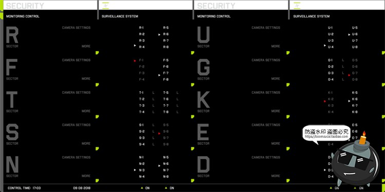 图片[19]-科幻未来赛博朋克HUD机能数据机械可视化显示仪表盘PSD模板PS素材-设计猿