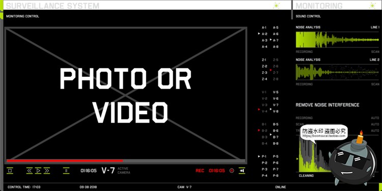 图片[20]-科幻未来赛博朋克HUD机能数据机械可视化显示仪表盘PSD模板PS素材-设计猿