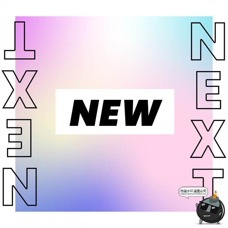 图片[8]-时尚梦幻粉紫唯美渐变正方形推文图文海报排版PSD模板PS素材-设计猿