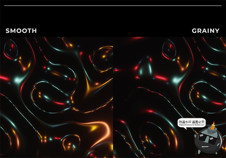 图片[3]-酸性涟漪科幻未来液态扭曲金属反射抽象海报背景纹理JPG图片素材-设计猿