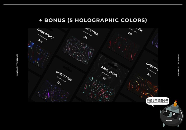 图片[4]-酸性涟漪科幻未来液态扭曲金属反射抽象海报背景纹理JPG图片素材-设计猿