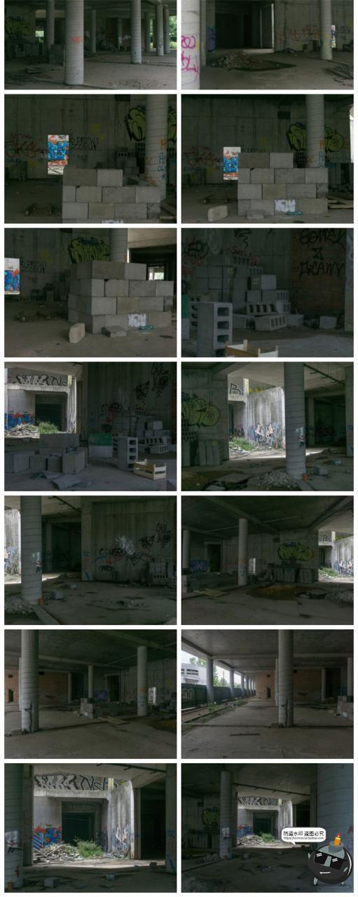 图片[20]-废弃荒废颓废立体停车场废墟内外场景图摆拍后期合成JPG图片素材-设计猿