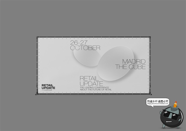 图片[1]-展览活动品牌延展水瓶袋子胸牌广告VI样机贴图PSD分层模板PS素材-设计猿