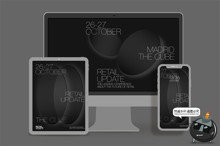 图片[14]-展览活动品牌延展水瓶袋子胸牌广告VI样机贴图PSD分层模板PS素材-设计猿