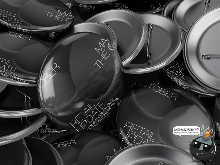 图片[15]-展览活动品牌延展水瓶袋子胸牌广告VI样机贴图PSD分层模板PS素材-设计猿