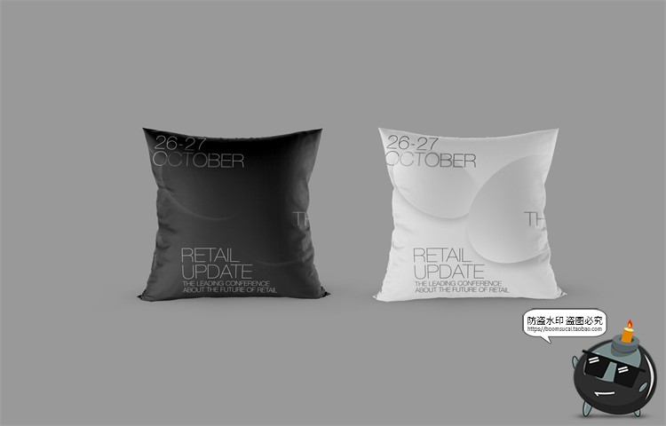 图片[18]-展览活动品牌延展水瓶袋子胸牌广告VI样机贴图PSD分层模板PS素材-设计猿