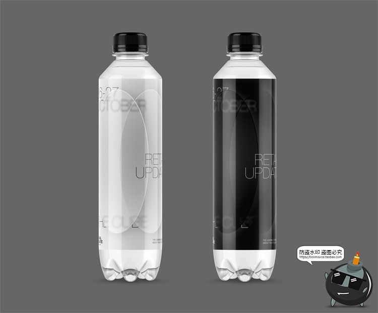 图片[25]-展览活动品牌延展水瓶袋子胸牌广告VI样机贴图PSD分层模板PS素材-设计猿