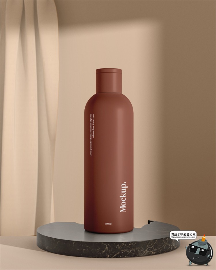 图片[1]-简约品牌护肤品美妆彩妆包装VI场景展示智能贴图样机PSD模板素材-设计猿