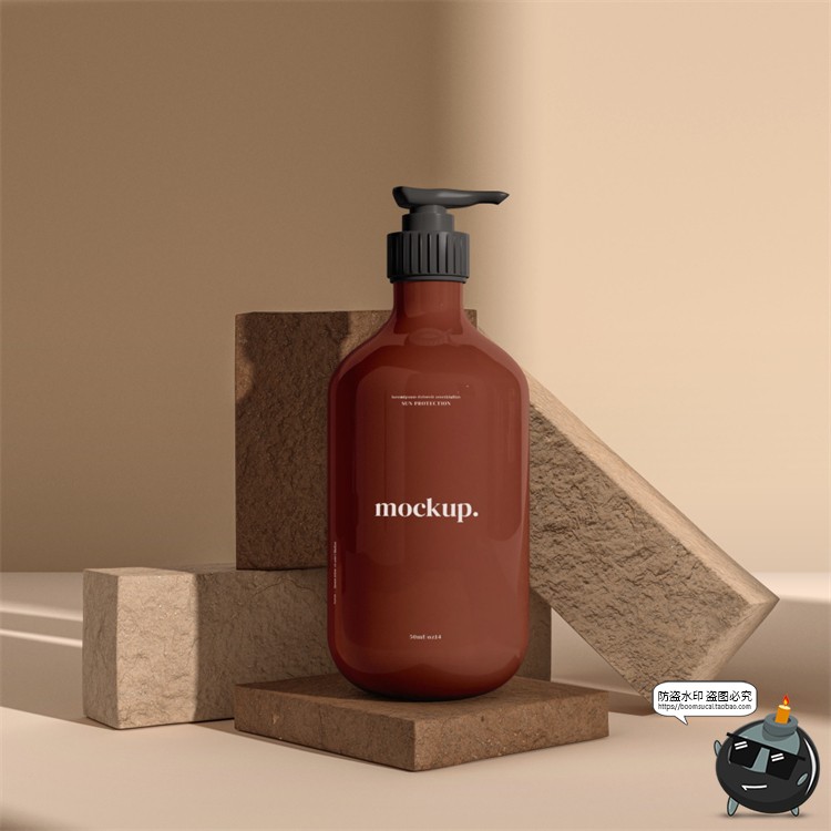 图片[10]-简约品牌护肤品美妆彩妆包装VI场景展示智能贴图样机PSD模板素材-设计猿