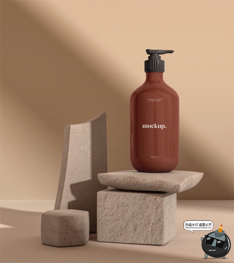 图片[11]-简约品牌护肤品美妆彩妆包装VI场景展示智能贴图样机PSD模板素材-设计猿