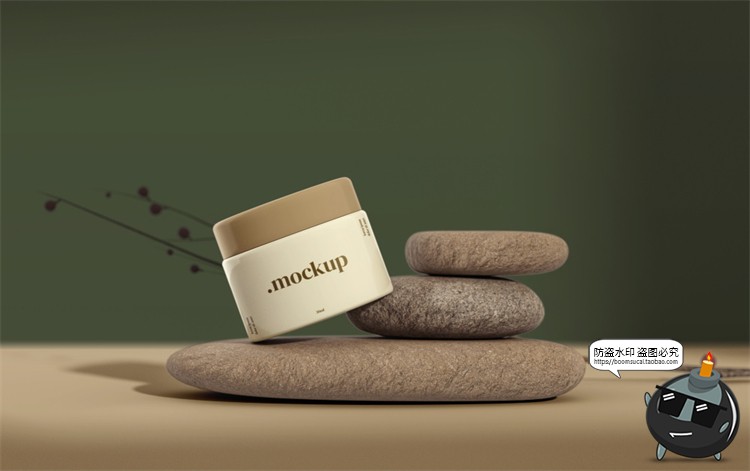 图片[22]-简约品牌护肤品美妆彩妆包装VI场景展示智能贴图样机PSD模板素材-设计猿