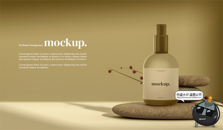 图片[28]-简约品牌护肤品美妆彩妆包装VI场景展示智能贴图样机PSD模板素材-设计猿