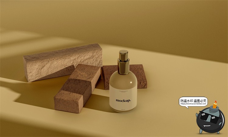 图片[29]-简约品牌护肤品美妆彩妆包装VI场景展示智能贴图样机PSD模板素材-设计猿