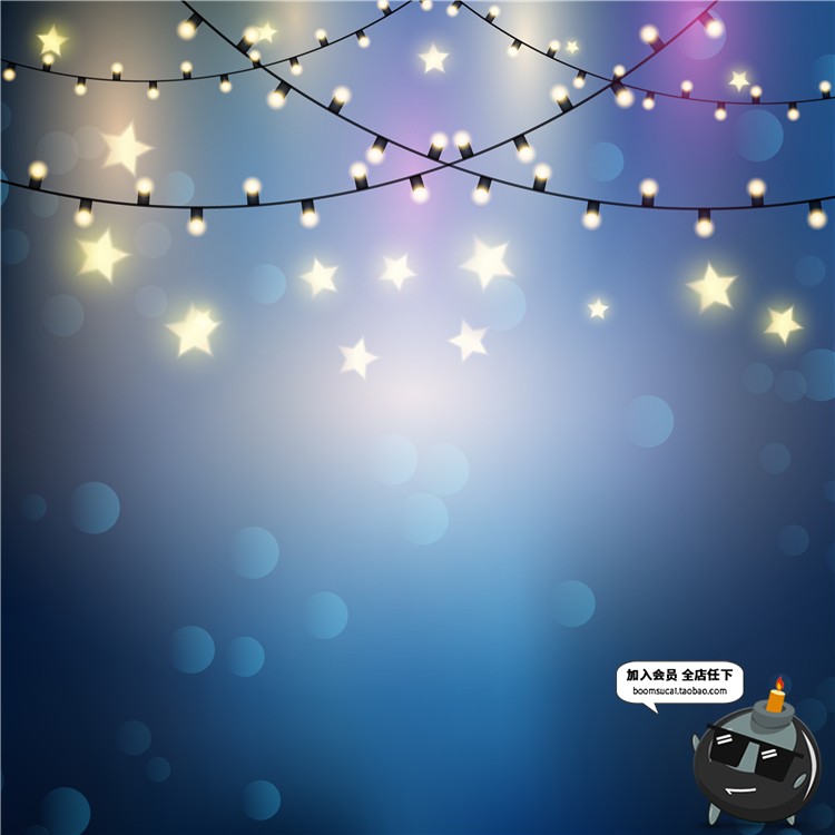 图片[13]-灯光电灯泡霓虹灯灯串灯带光效浪漫背景底纹海报装饰矢量AI素材-设计猿