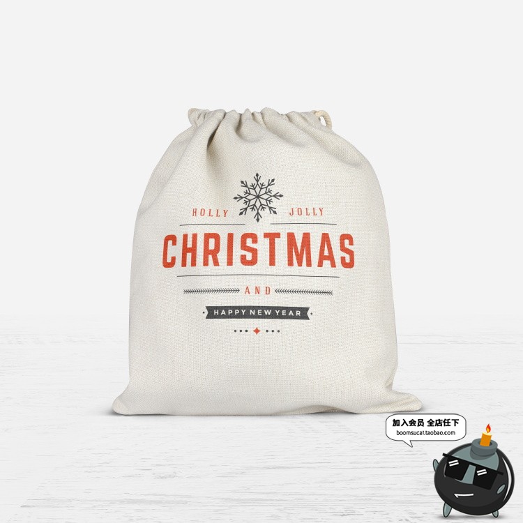 图片[7]-布袋布料拉扎绳袋子系绳logo包装宣传效果图vi展示文创样机ps素材-设计猿