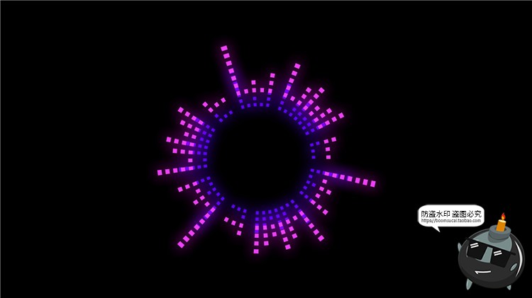 图片[16]-电音声波曲线抽象赛博朋克高科技风格波浪音律起伏PSD模板PS素材-设计猿