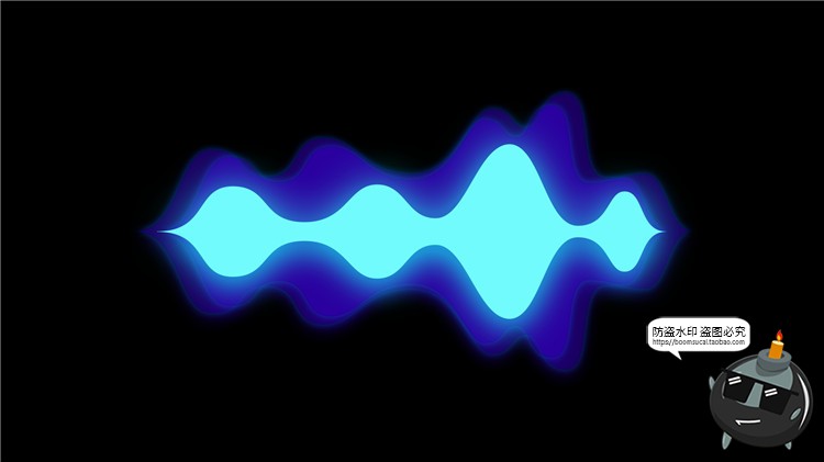 图片[18]-电音声波曲线抽象赛博朋克高科技风格波浪音律起伏PSD模板PS素材-设计猿