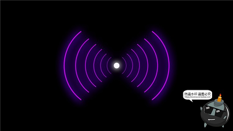 图片[22]-电音声波曲线抽象赛博朋克高科技风格波浪音律起伏PSD模板PS素材-设计猿