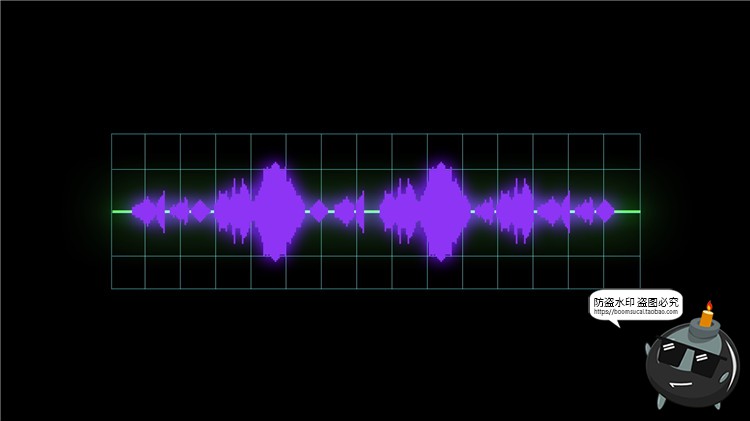 图片[23]-电音声波曲线抽象赛博朋克高科技风格波浪音律起伏PSD模板PS素材-设计猿