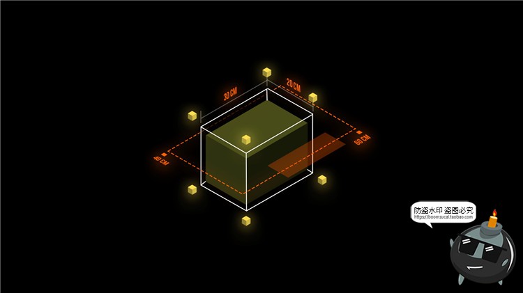 图片[4]-3D立体未来科技风赛博朋克元素几何物体图形装饰物PSD模板PS素材-设计猿