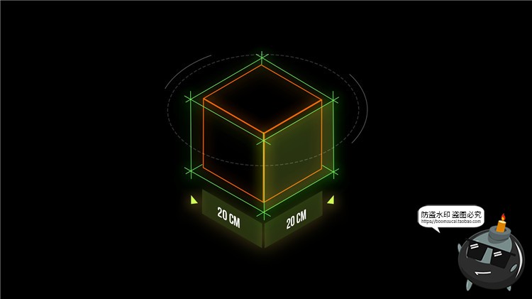 图片[6]-3D立体未来科技风赛博朋克元素几何物体图形装饰物PSD模板PS素材-设计猿