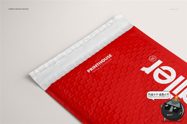 图片[6]-快递防震泡沫气泡自封袋外包装袋展示效果PSD模板智能样机PS素材-设计猿