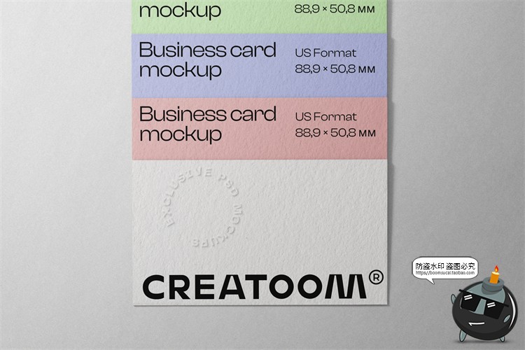 图片[4]-侘寂风质感商业名片卡片vi作品贴图展示效果PSD模板样机PS素材-设计猿