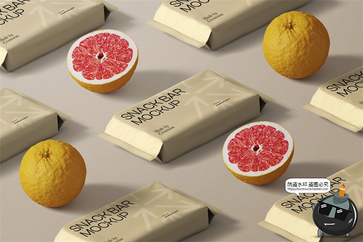 图片[1]-侘寂风复古咖啡品牌产品包装牛皮纸袋杯子样机贴图PSD模板PS素材-设计猿