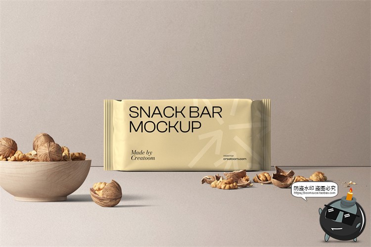 图片[6]-侘寂风复古咖啡品牌产品包装牛皮纸袋杯子样机贴图PSD模板PS素材-设计猿