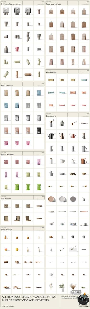 图片[22]-侘寂风复古咖啡品牌产品包装牛皮纸袋杯子样机贴图PSD模板PS素材-设计猿